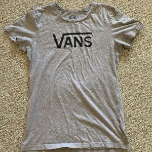 VANS women’s short sleeve grey T-shirt